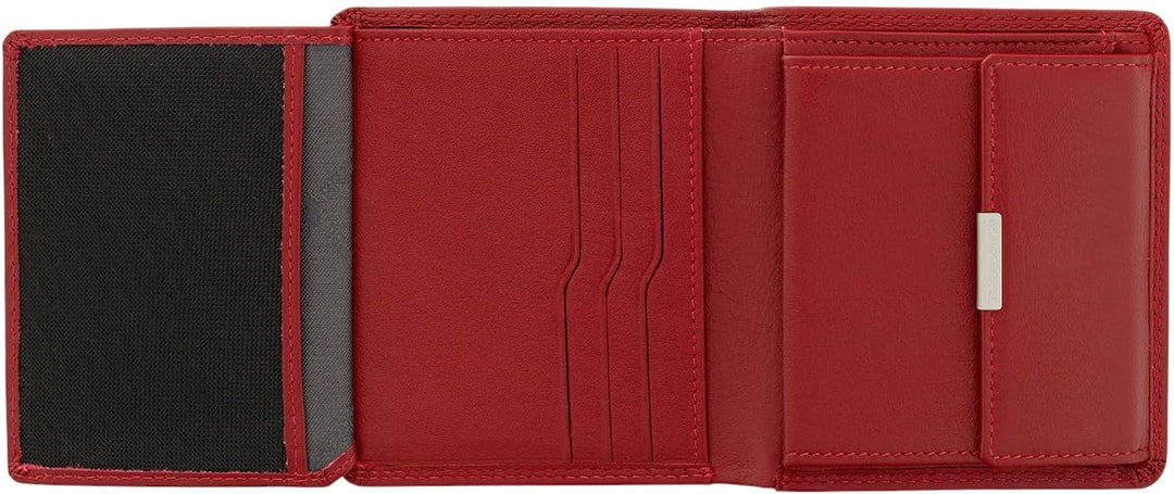 BRAUN BÜFFEL Damen Geldbörse aus echtem Leder Golf 2.0 - Hochformat - Portemonnaie für Frauen - 6 Ka