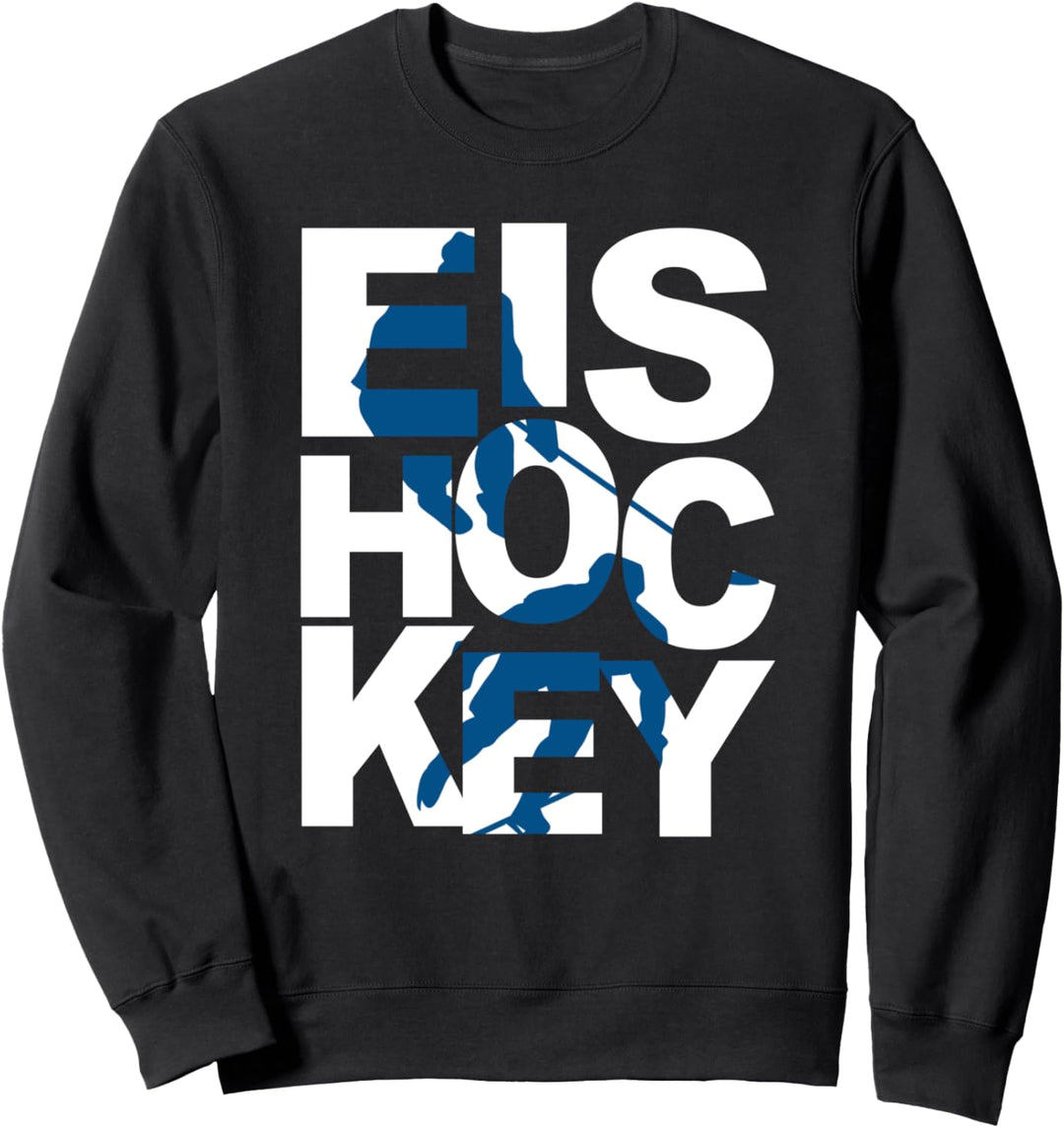 Eishockeyspieler Puck Geschenk Sweatshirt