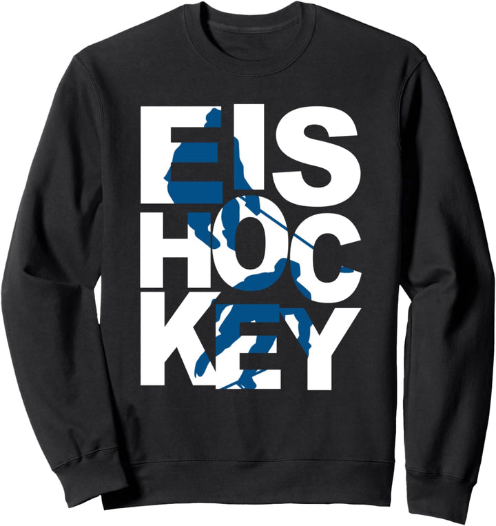 Eishockeyspieler Puck Geschenk Sweatshirt
