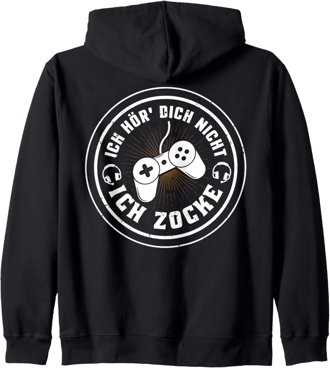 Ich hör dich nicht ich zocke Gamer Gaming Zocker Kapuzenjacke