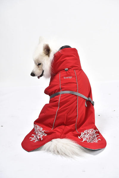 iEnergy™ JUD Hundemantel Hunde Winterjacke windabweisender, ultraleichter und reflektierender Hundem