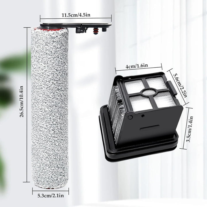 Ersatz-Rollenbürste und Filter Zubehör für Dreame H15 Pro Heat / H40 ultra Nass- und Trockensauger E