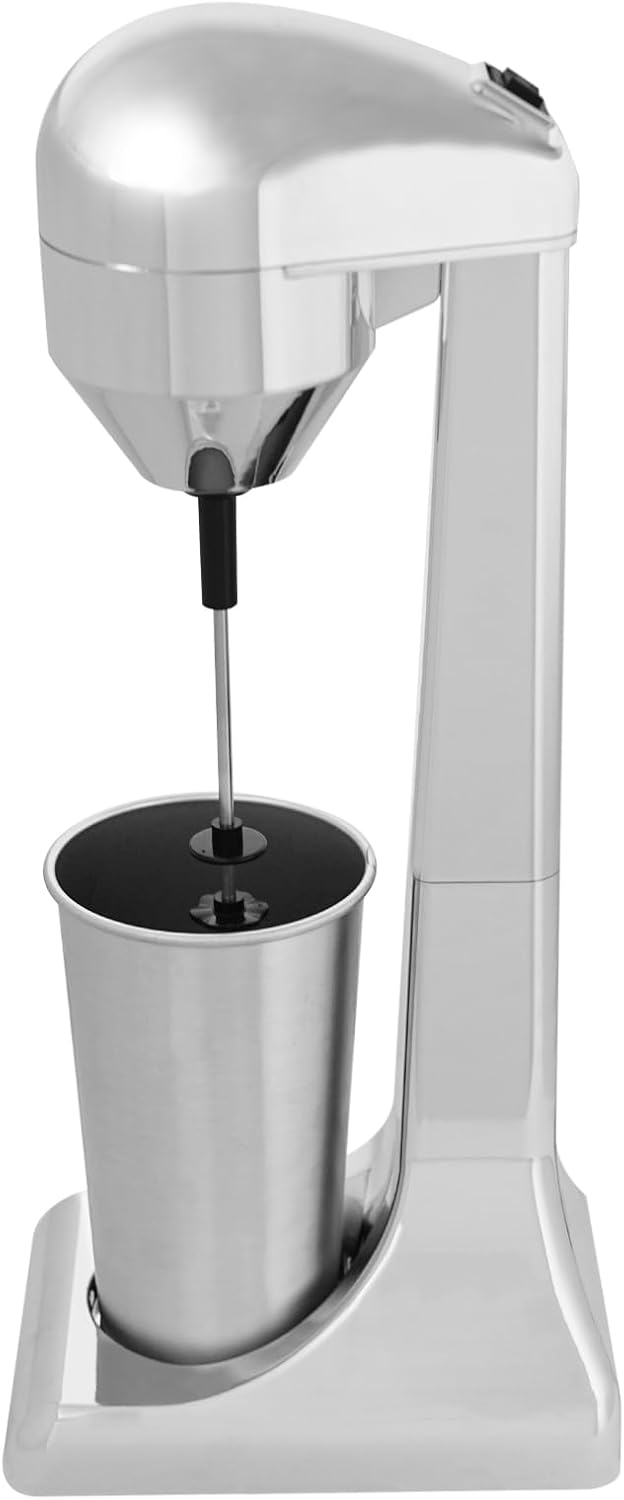 100W Milchshaker Mixer 22000 U/min Elektrischer Standmixer 2 Gänge 500ml Tassenkapazität Getränkemix