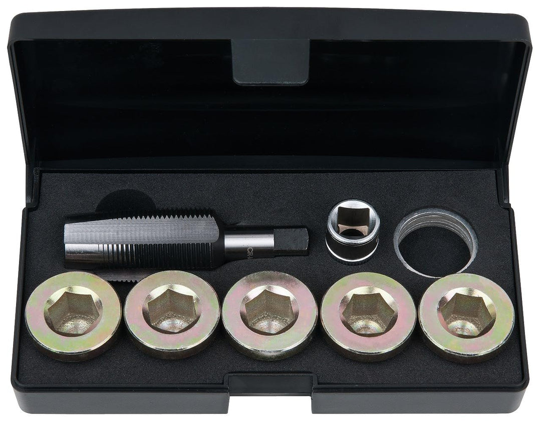 KS Tools 150.4950 Ölablassschrauben-Gewindereparatur-Satz, 12-tlg. M24 x 1,5