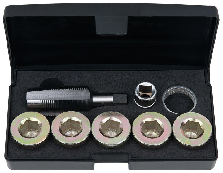 KS Tools 150.4950 Ölablassschrauben-Gewindereparatur-Satz, 12-tlg. M24 x 1,5