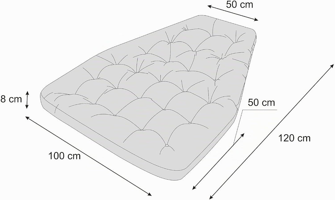 PillowPrim Hängesessel Kissen, Auflage für Polyrattan/Rattan Hängeschaukel, Polster, Hängekorb, Scha