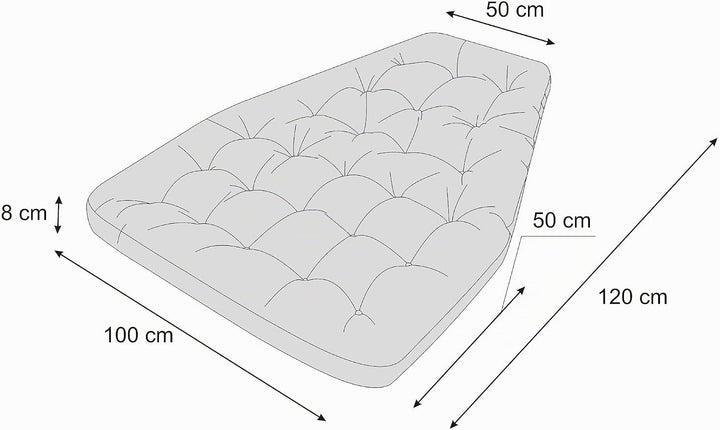 PillowPrim Hängesessel Kissen, Auflage für Polyrattan/Rattan Hängeschaukel, Polster, Hängekorb, Scha