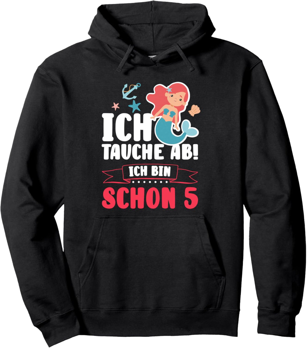 5. Geburtstag 5 Jahre alt Meerjungfrau Pullover Hoodie