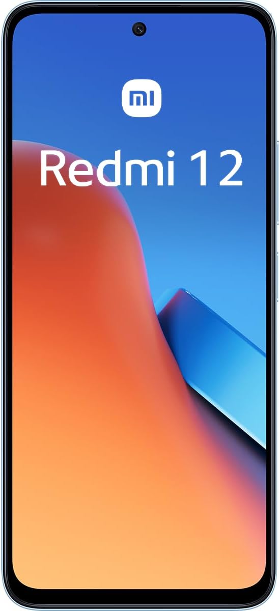 Xiaomi Redmi 12 4G 4GB RAM 128GB Sky Blue Black, Black