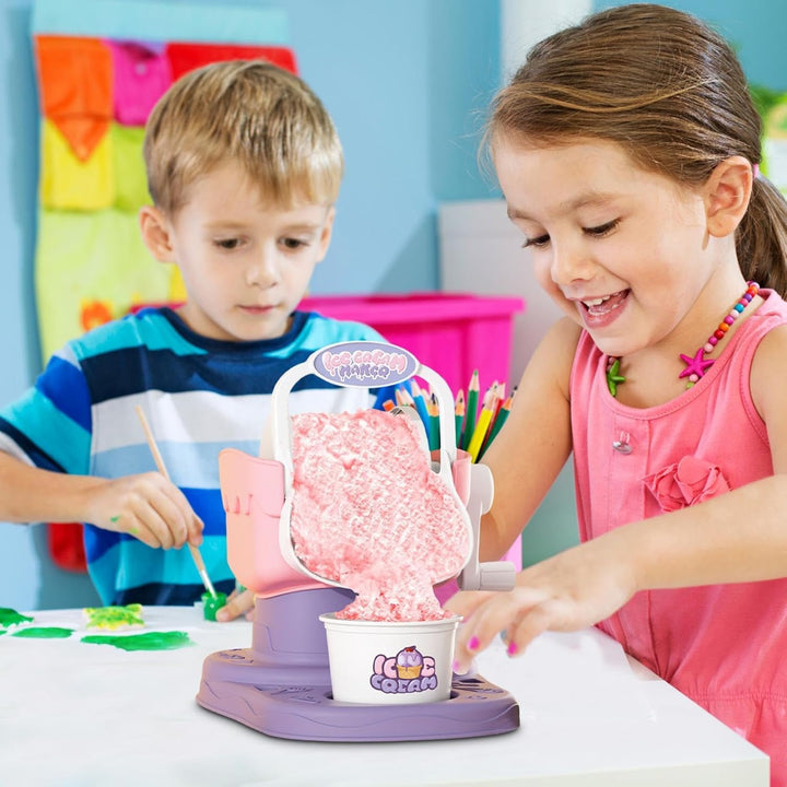 Ice Cream Maker Machine | Soft Serve Ice Cream Machine | Manual Ice Cream Machine | Kid's Fruit Smoo