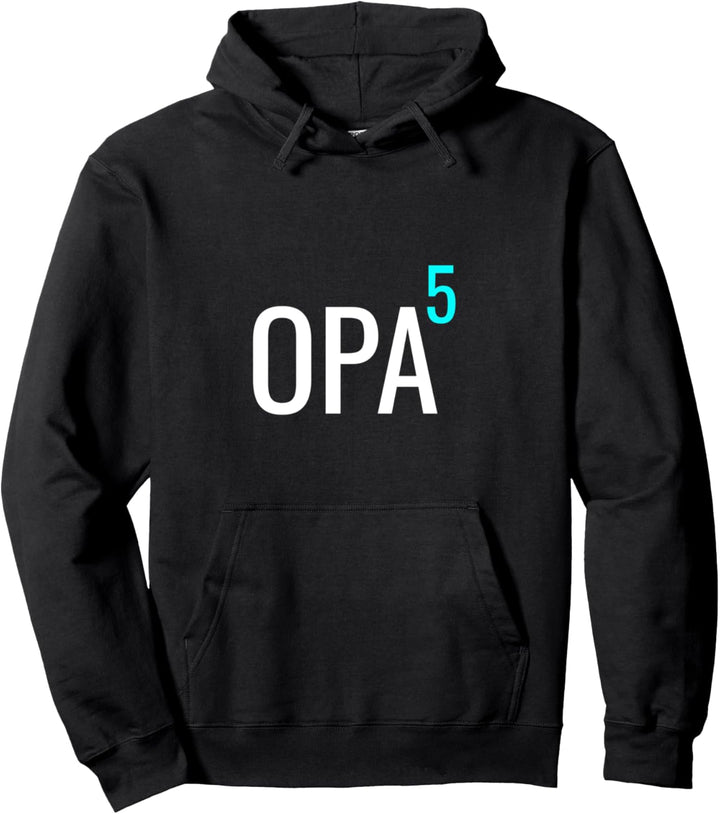 Opa hoch 5 Mathematik-Design für Grossvater von fünf Enkeln Pullover Hoodie