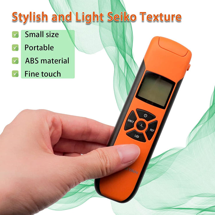 Mini-Glasfaser-Leistungsmesser Photometer -70~+10 dBm Faserlichtmesser Zum Testen Von 7 Kalibrierten