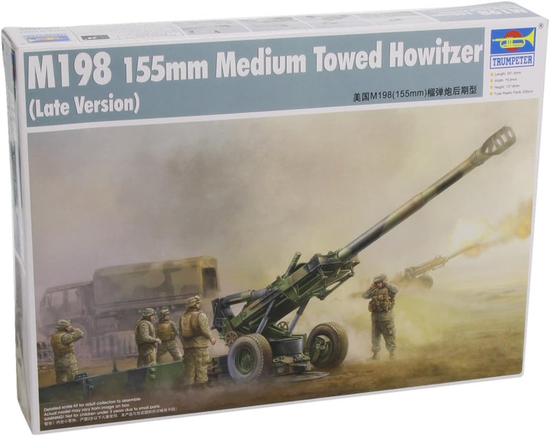 Trumpeter 02319 Modellbausatz M198 Medium Towed Howitzer late