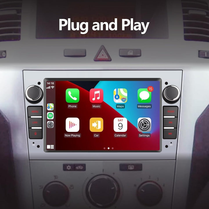 LXKLSZ Autoradio kompatibel mit Carplay/Android Auto für OPEL Antara Zafira Corsa Vivaro Combo mit 7