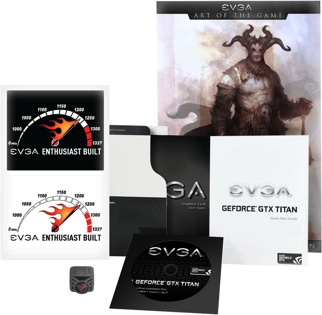 EVGA GeForce GTX Titan Black Superclocked (PCI-E, 6GB GDDR5 Speicher, DisplayPort, HDMI)