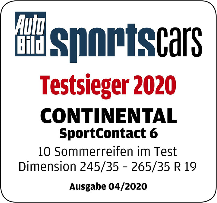 Continental SportContact 6 MO1 - 275/45 ZR21 (110Y) XL - C/A/73 - Sommerreifen (SUV, Allrad, PKW) 27