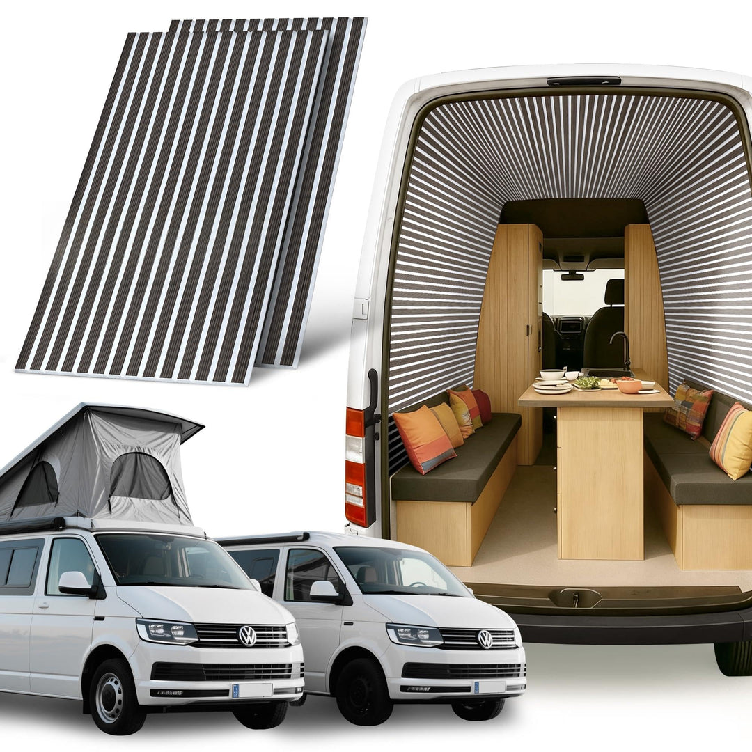 Leichte Paneele für Camper Ausbau, Wohnmobil & Van | Filz Verkleidung 2er-Set | 1,21 m² Gesamtfläche
