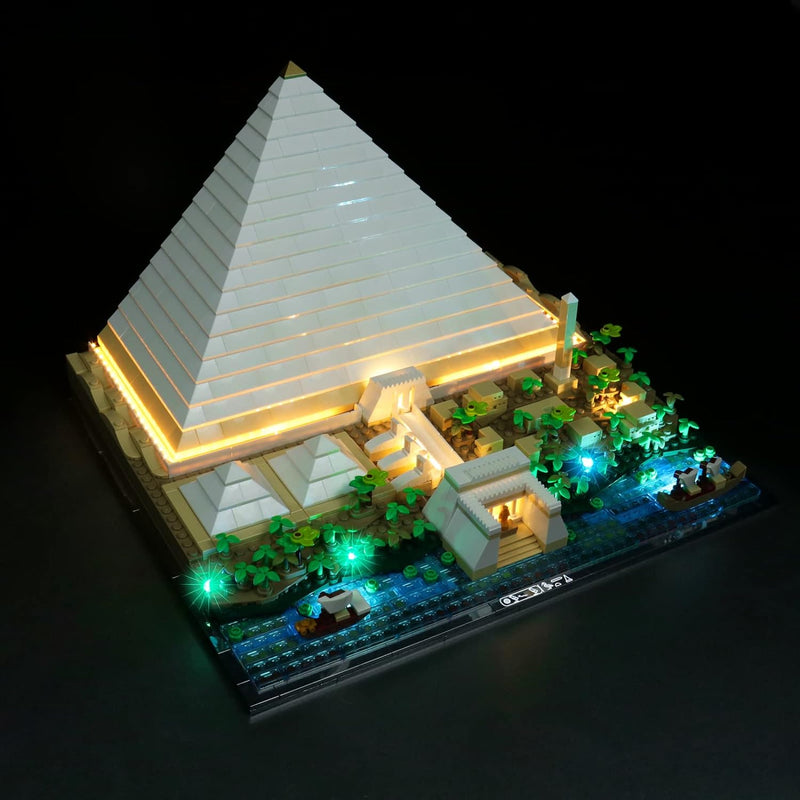 Led Beleuchtungs Set für Lego 21058 Architecture Cheops-Pyramide Bausatz (Ohne Lego Set, Nur Lichter