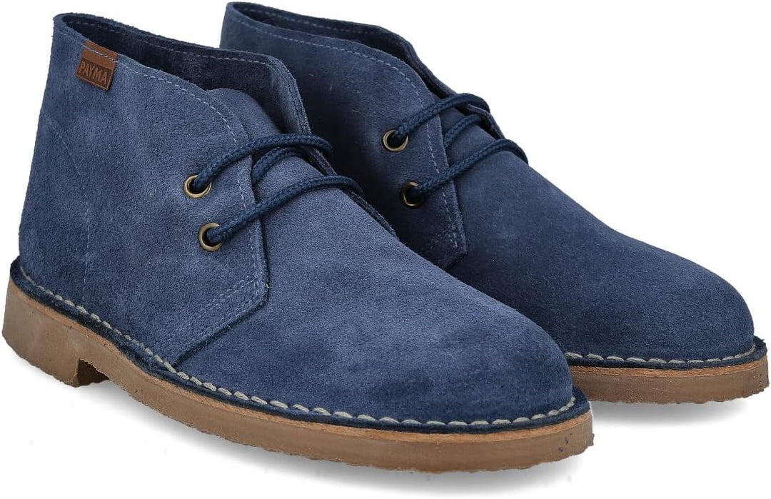 PAYMA - Safari Desert Boot aus WildLeder für Damen und Herren. Schuhe aus Spanien. Chukka Stiefelett