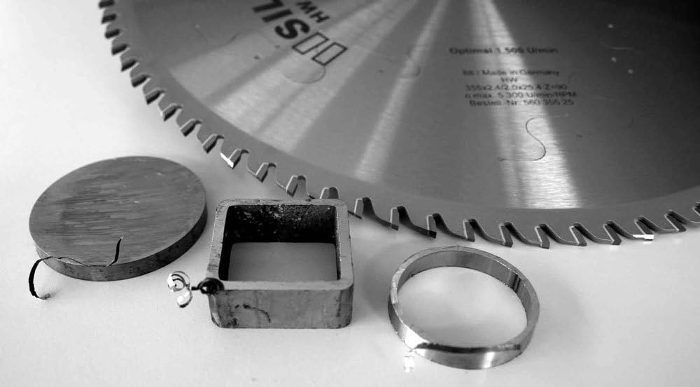 Edessö 56035525 HM-Kreissägeblatt Silberpfeil Dry Cutter HW 355x2,4/2,0x25,4 Z=90 GZ, silber
