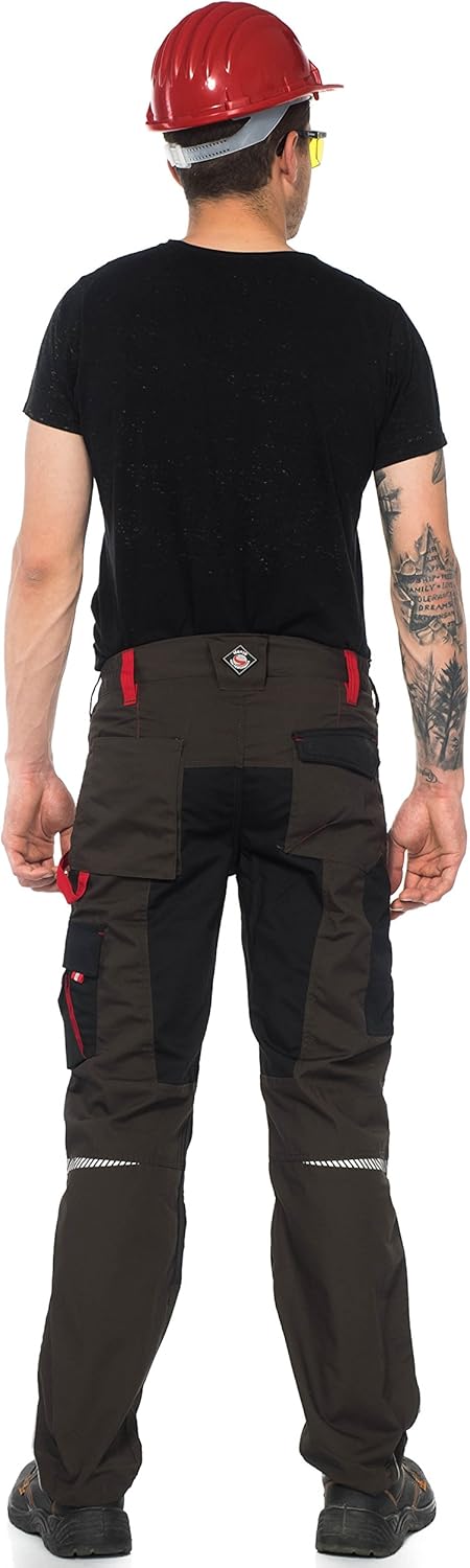 Stenso Prisma Arbeitshosen Männer Cargohose Herren mit Elastischem Bund, Hammerschlaufe, Zwei Vorder
