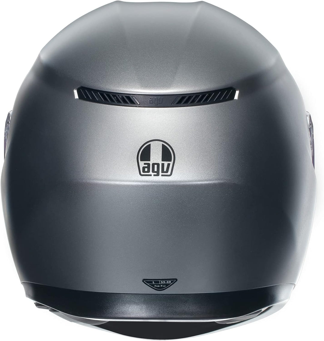 AGV - K3 E2206 MPLK Motorradhelm, Herren Integralhelm, ECE Vollvisierhelm mit Schweissabsorption, Sp