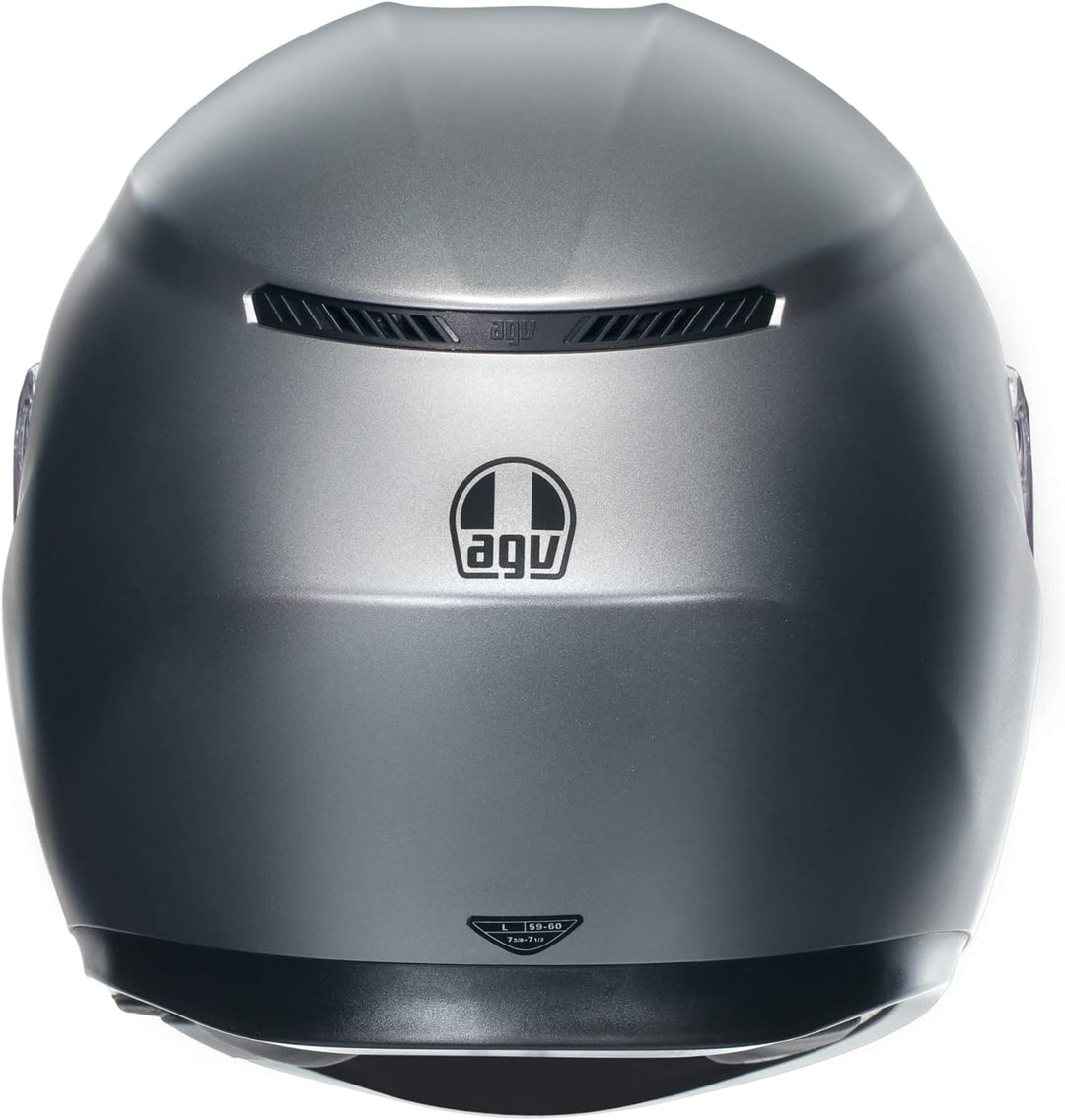 AGV - K3 E2206 MPLK Motorradhelm, Herren Integralhelm, ECE Vollvisierhelm mit Schweissabsorption, Sp