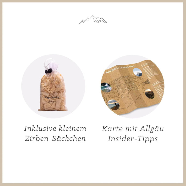 AllgäuQuelle® Saunaaufguss Set GENUSS AUFGUSS 100% BIO | Sauna Aufgussmittel | 4x100ml ✓ Allgäuer Er