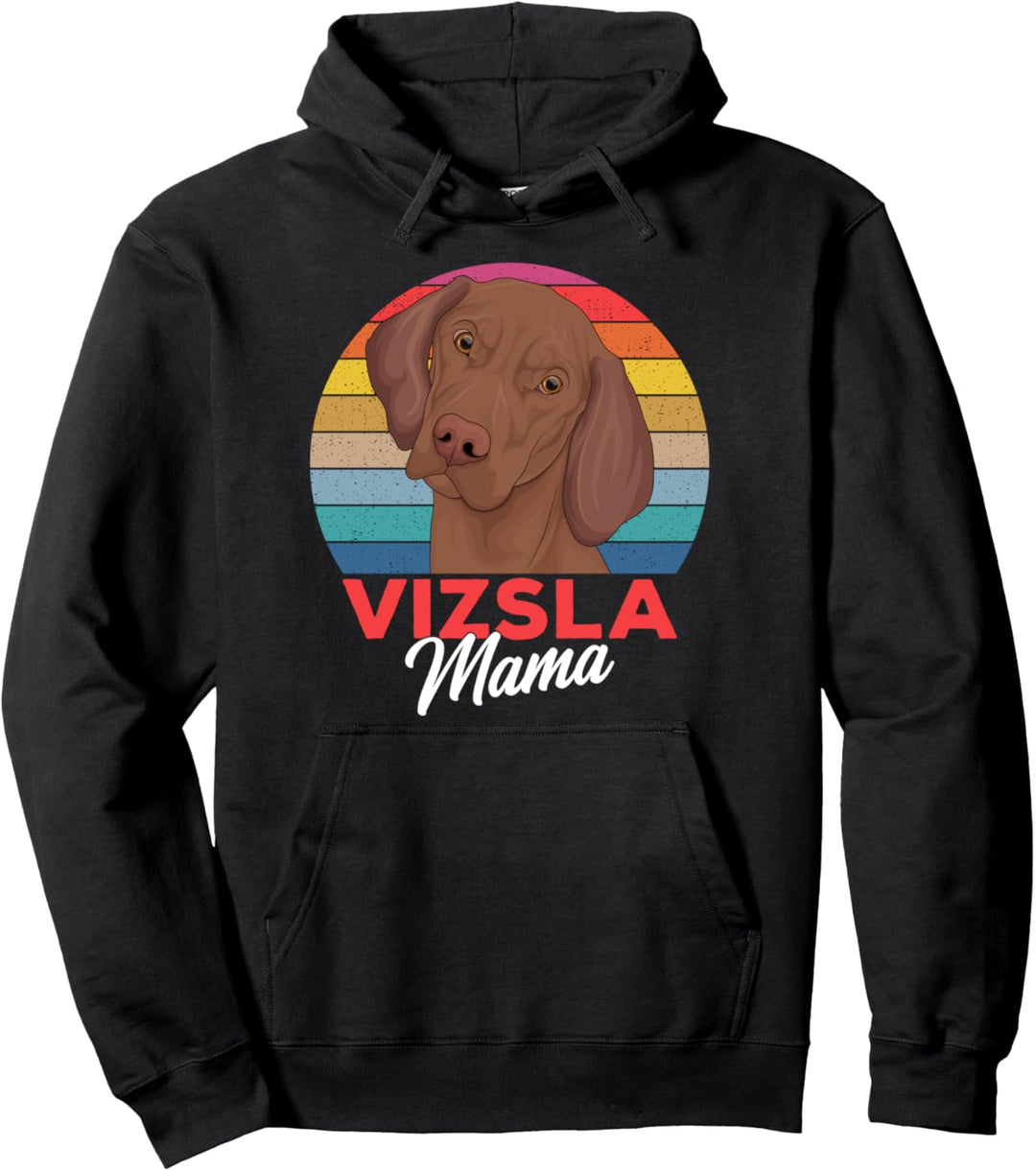 Magyar Vizsla Hunde Mama Frauchen Pullover Hoodie