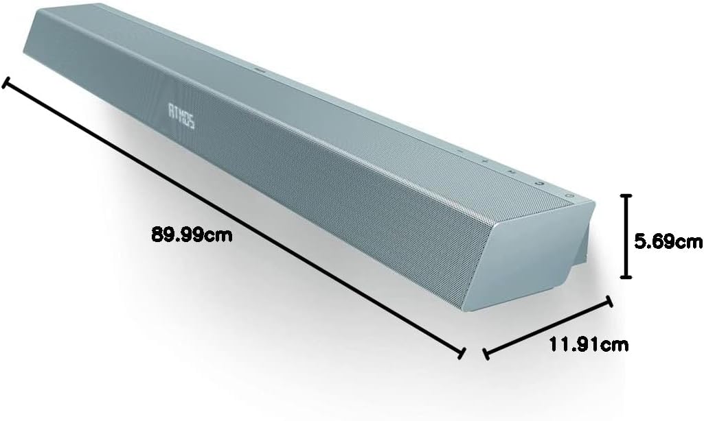 Philips B8505/10 Soundbar mit Subwoofer kabellos (2.1 Kanäle, Bluetooth, 240 W, Dolby Atmos, HDMI eA
