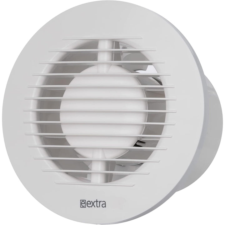 Ø 100mm Weiss Badlüfter - Ventilator mit Kugellager - Lüfter für Effiziente Belüftung im Bad Kuche W