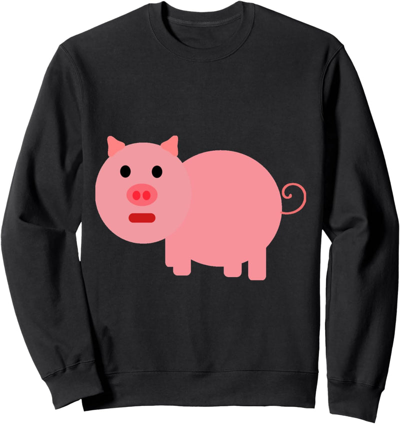 Cartoon-Schweinchen Sweatshirt