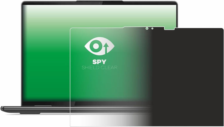 upscreen Anti-Spy Blickschutzfolie für Lenovo Yoga 7 Gen 7 (14") 16:10 Privacy Screen Displayschutz-