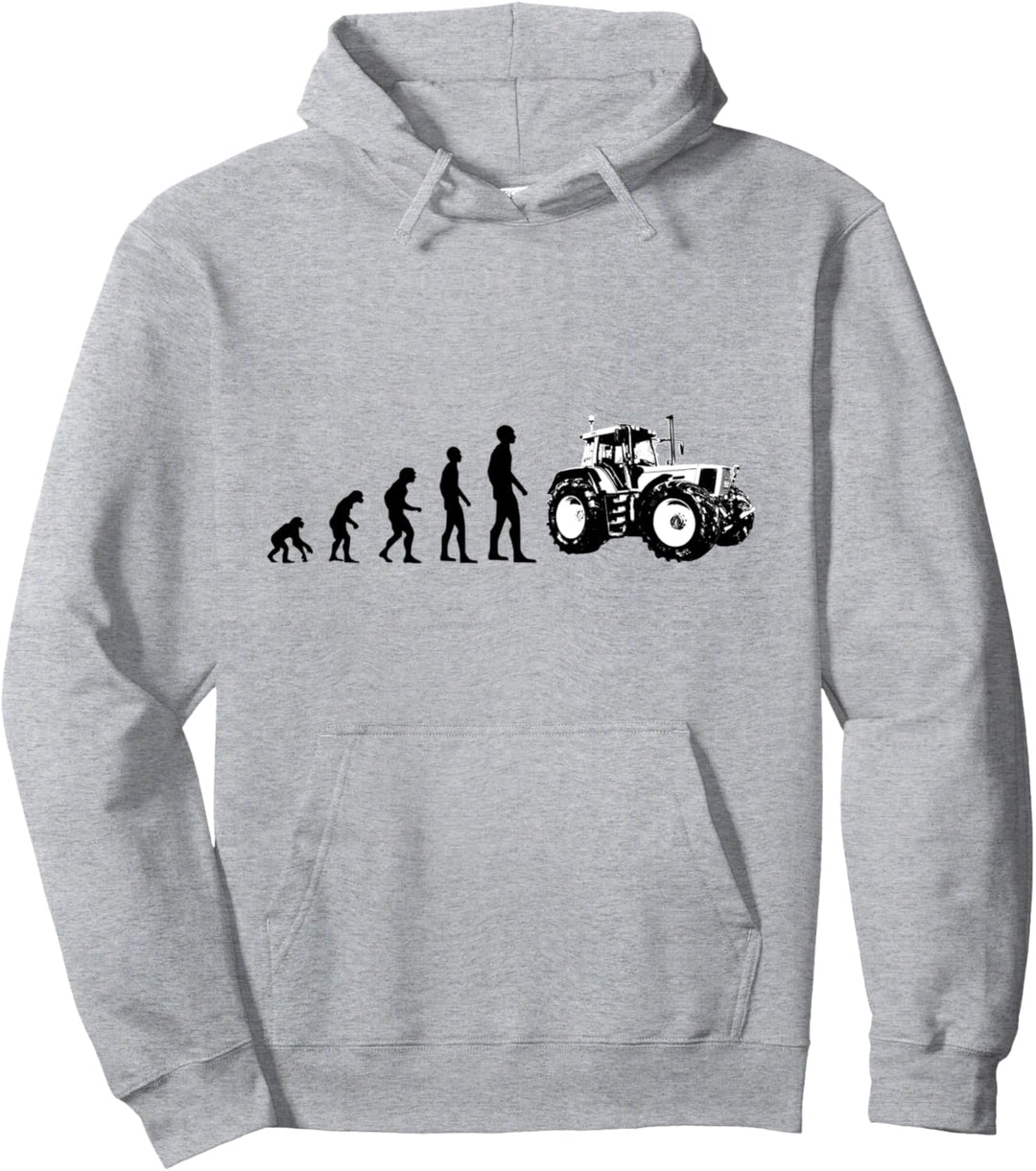 Landwirt Traktor Evolution Entwicklung Trecker fahren Bauer Pullover Hoodie