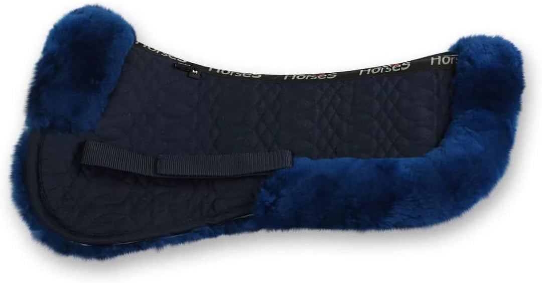 Horses Merinos Halbsattel, weich und strapazierfähig, ideal zum Schutz des Pferdes vor Stössen oder