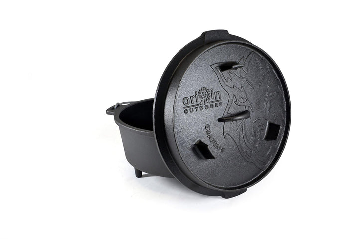 Origin Outdoors 179662 Grapen Feuertopf, Aluminium, Silber