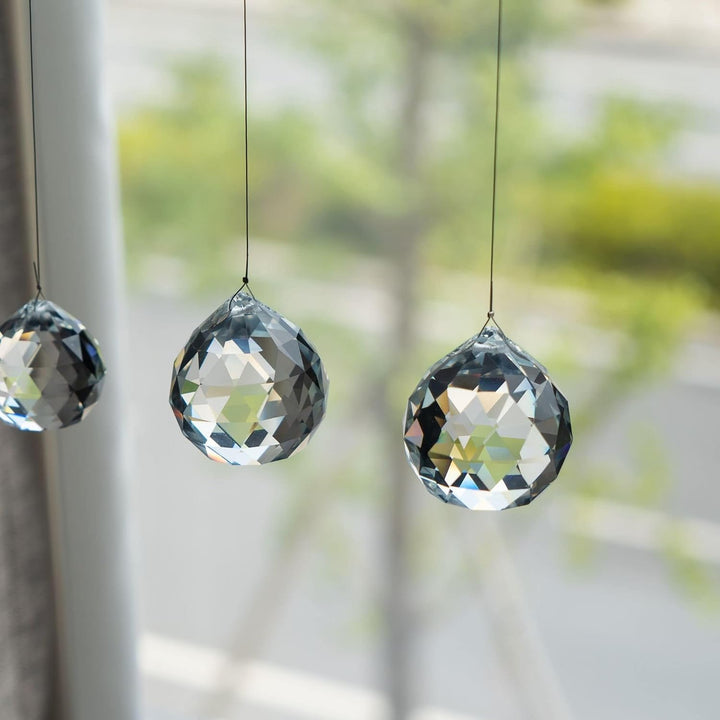 Crystalsuncatcher 20 mm/30 mm/40 mm klare Kristallkugel-Prismen, Kronleuchter, Lampen, Tropfen, häng