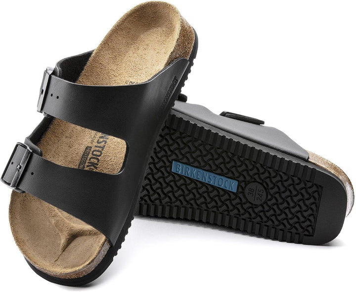 BIRKENSTOCK Arizona PROF BF Schwarz Berufsschuhe Sandale 42 EU Black 1018222, 42 EU Black 1018222
