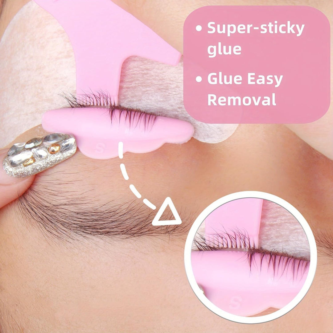 Ysen's Wimpernlift-Set mit Kleber, Perming-Lösung, Neutralisierer, Kollagen-Conditioner, Klebstoffen