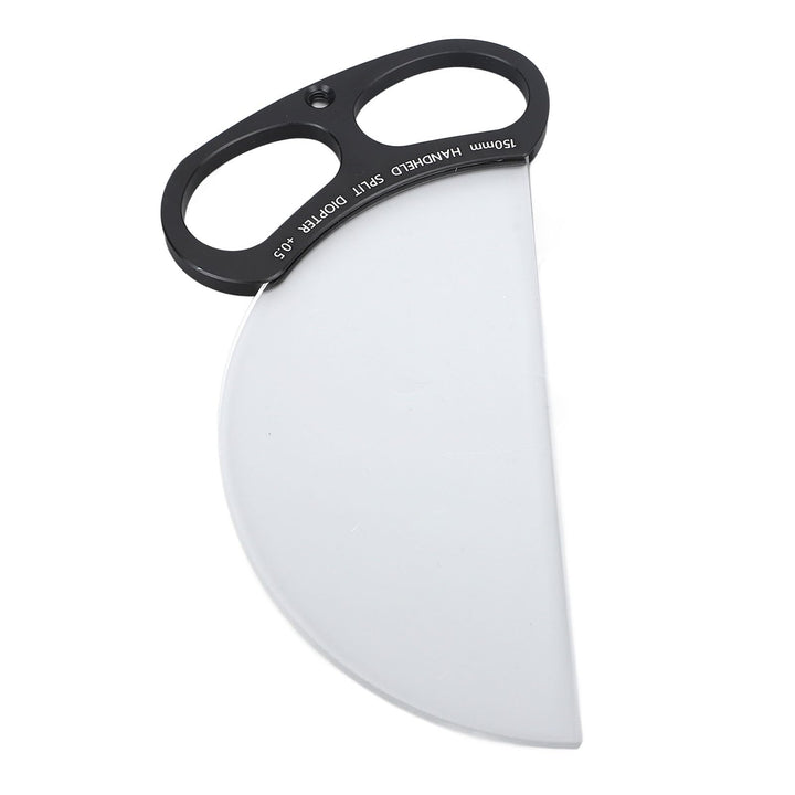 Kaleidoskop-Objektiv 150mm 1/2 Split Dioptrien Halbkreis Spezialeffekte Kamera Glasfilter Halbkreis