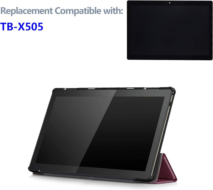 swark LCD Display Kompatibel mit Lenovo Tab M10 HD TB-X505 X505F (Schwarz Ohne Rahmen) Touchscreen R