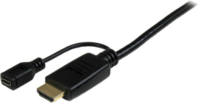 StarTech.com 90cm aktives HDMI auf VGA Konverter Kabel - HDMI zu VGA Adapter 0,9m - Schwarz - 1920x1