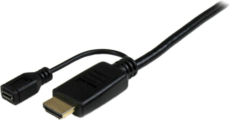 StarTech.com 90cm aktives HDMI auf VGA Konverter Kabel - HDMI zu VGA Adapter 0,9m - Schwarz - 1920x1