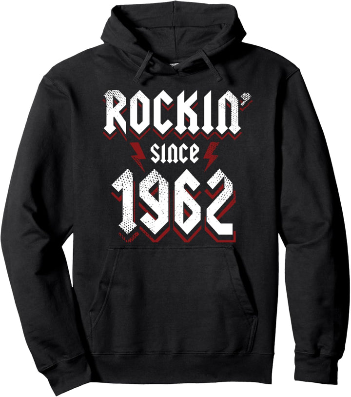 Rockin Since 1962 61 Year Old Rock Music 61. Geburtstag Pullover Hoodie