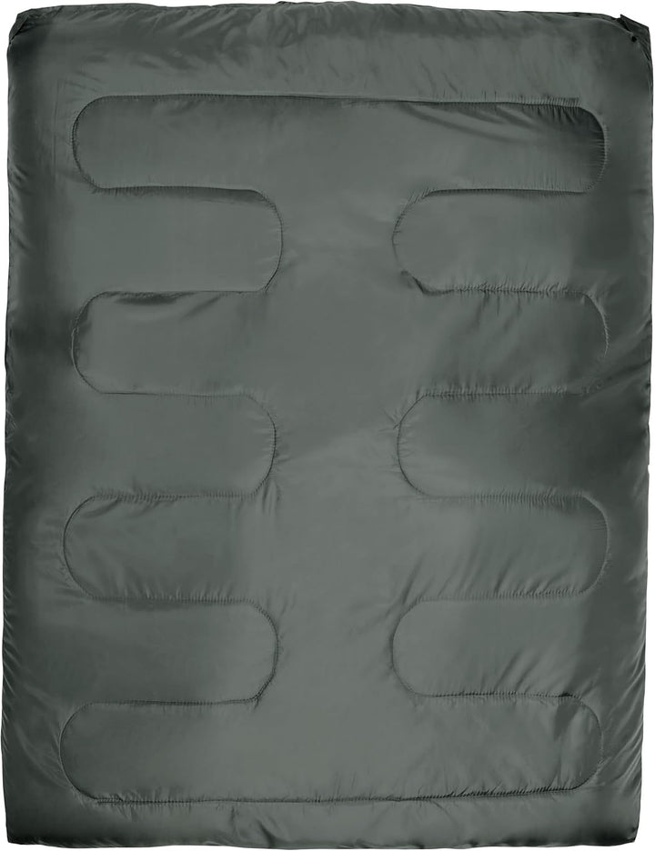 Trespass Catnap Unisex-Schlafsack für 3 Jahreszeiten, wasserabweisend, für Erwachsene moos, moos