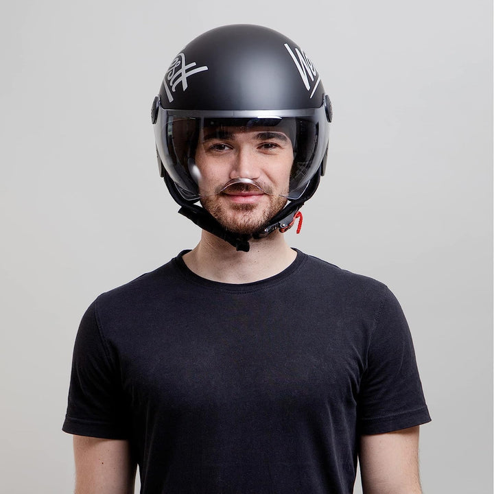 Westt Helmvisier Motorradhelm Visier für Modell: Jet/ Classic / Cross X / Torque / Torque X Jethelm