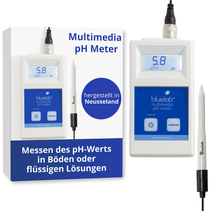 Multimedia pH Messgerät mit BNC Elektrode Bluelab (Multimedia pH Meter)