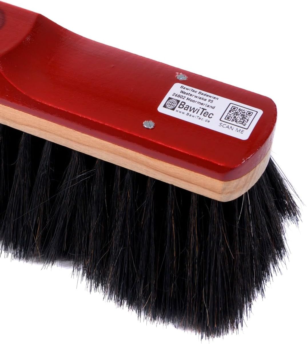 Echt- Rosshaarbesen Zimmerbesen 30cm mit Stiel Teleskopstiel Haushaltsbesen weich Rosshaar-Besen Keh