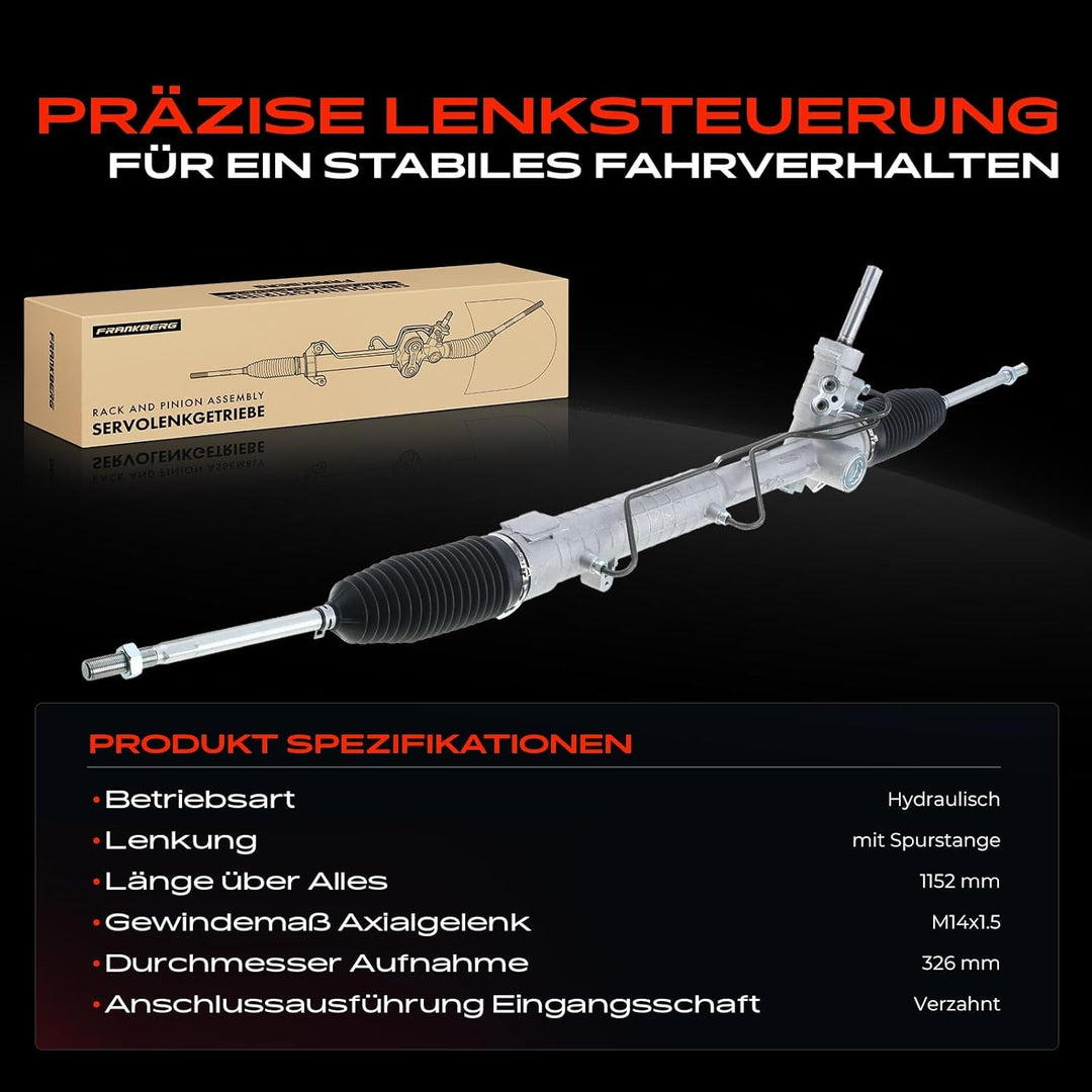 Frankberg Lenkgetriebe Hyraulisch Kompatibel mit W210 S210 E200 E220 E230 E240 E250 E270 E280 E290 E