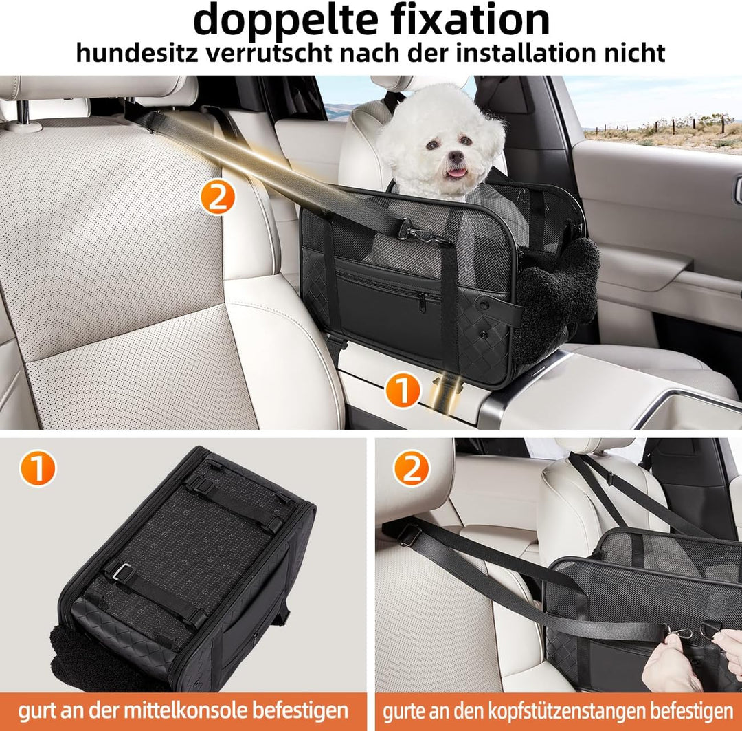 hundesitz Auto kleine Hunde Katzen Transporttasche für Der Gang zum Tierarzt Auto Fugzeuge, Tragetas